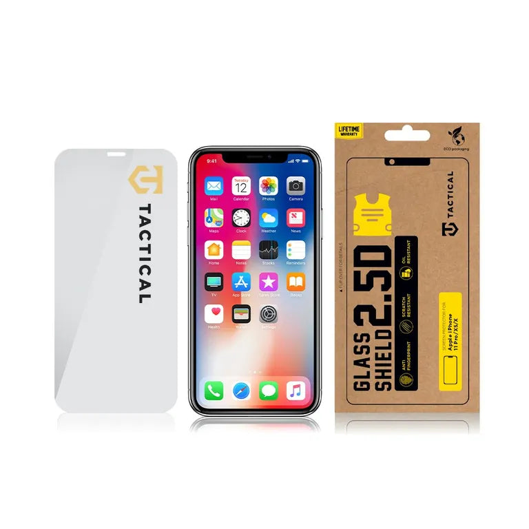 Taktikai üvegpajzs 2.5D sklo pro Apple iPhone 11 Pro/ XS/ X átlátszó