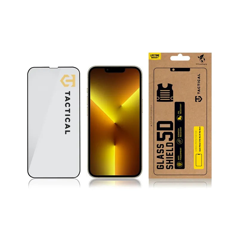 Taktikai üvegpajzs 5D sklo pro Apple iPhone 13 Pro Max/14 Plus fekete