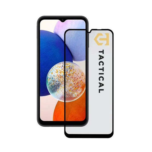 Taktikai üvegpajzs 5D sklo pro Samsung Galaxy A14 5G fekete