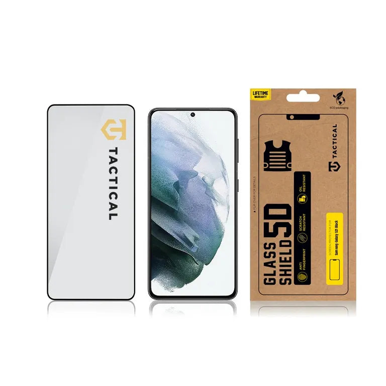 Taktikai üvegpajzs 5D sklo pro Samsung Galaxy S21 fekete