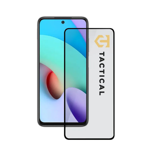 Taktikai üvegpajzs 5D sklo pro Xiaomi Redmi 10 (2022) fekete