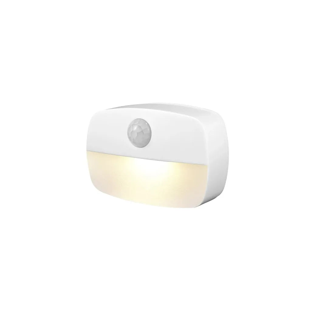 Tapadókorongos mozgásérzékelő éjjeli LED fény, 4,5x6,5x2 cm, fehér
